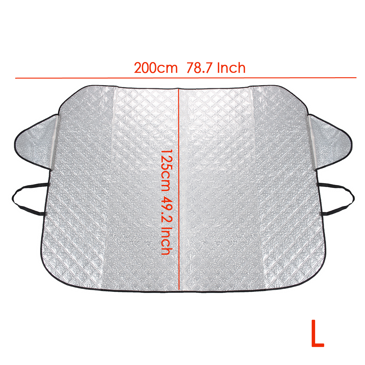 Car-Snow-Cover-Windshield-Sun-Shade-Wind-Frost-Protector-w-3-Magnet-Magnetic-1604412