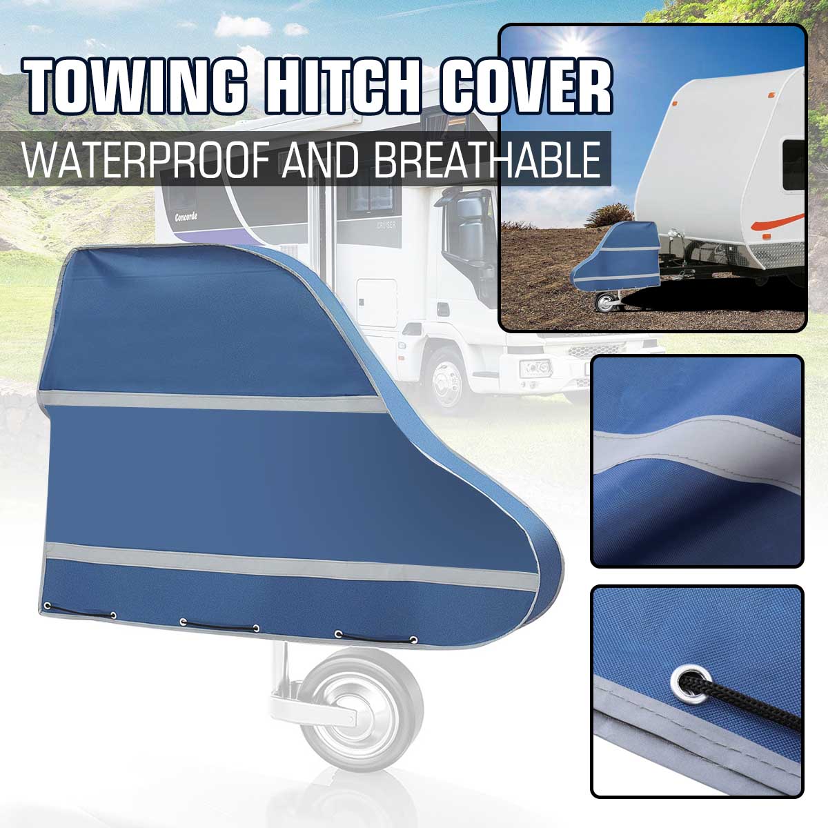 Caravan-Trailer-Towing-Hitch-Tow-Coupling-Lock-Cover-Waterproof-Oxford-Fabric-1659308