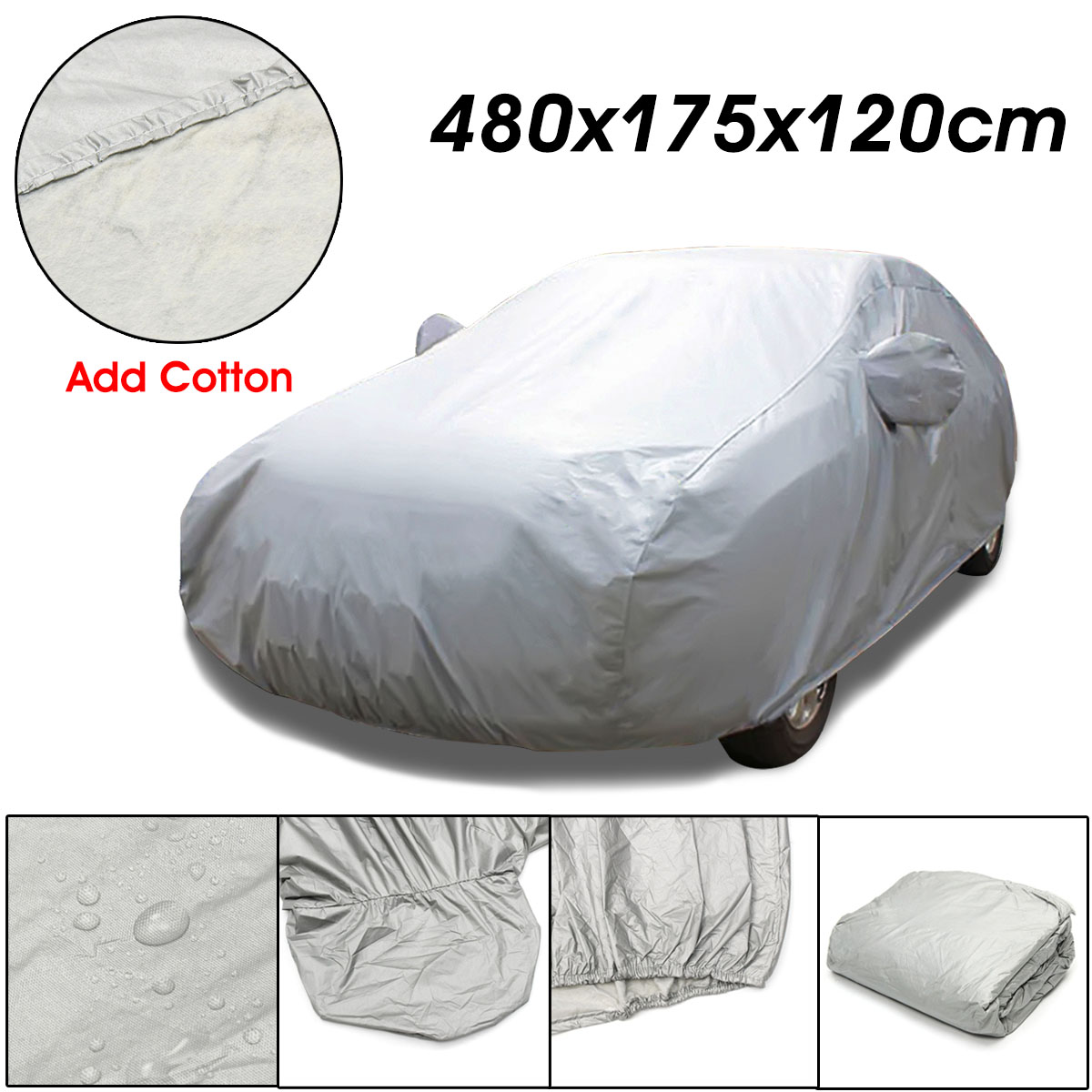 L-480X175X120cm-Canvas-Car-Cover-Waterproof-Anti-scratch-Protector-Universal-1403699