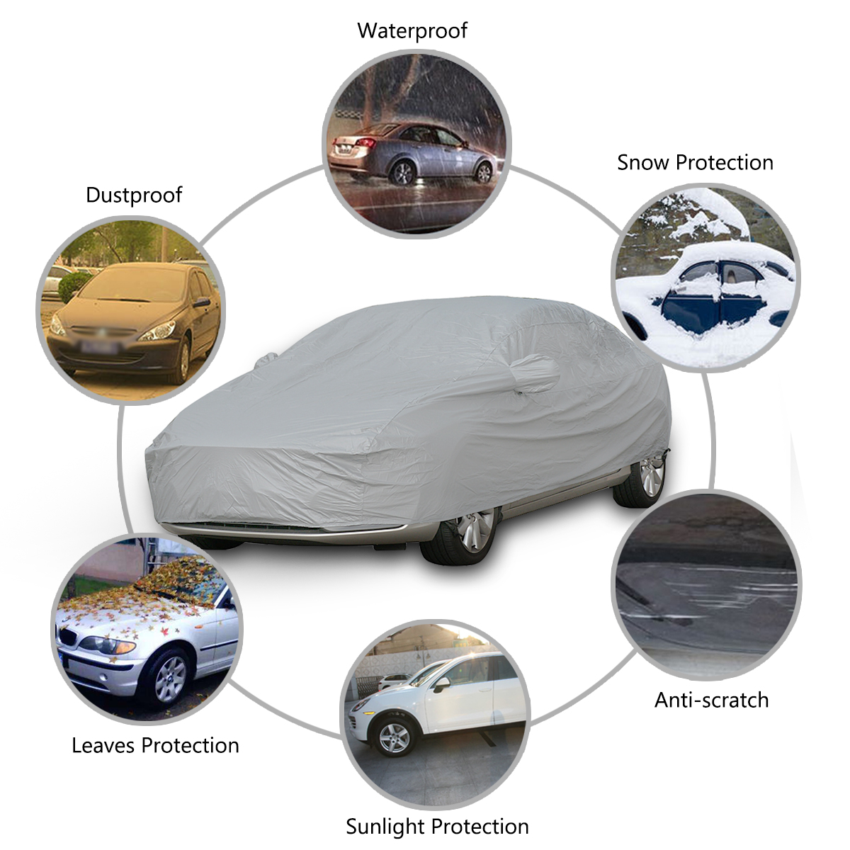 XXL-53X2X15m-Universal-Full-Car-Cover-Cotton-Waterproof-Breathable-UV-Protection-Outdoor-1249684