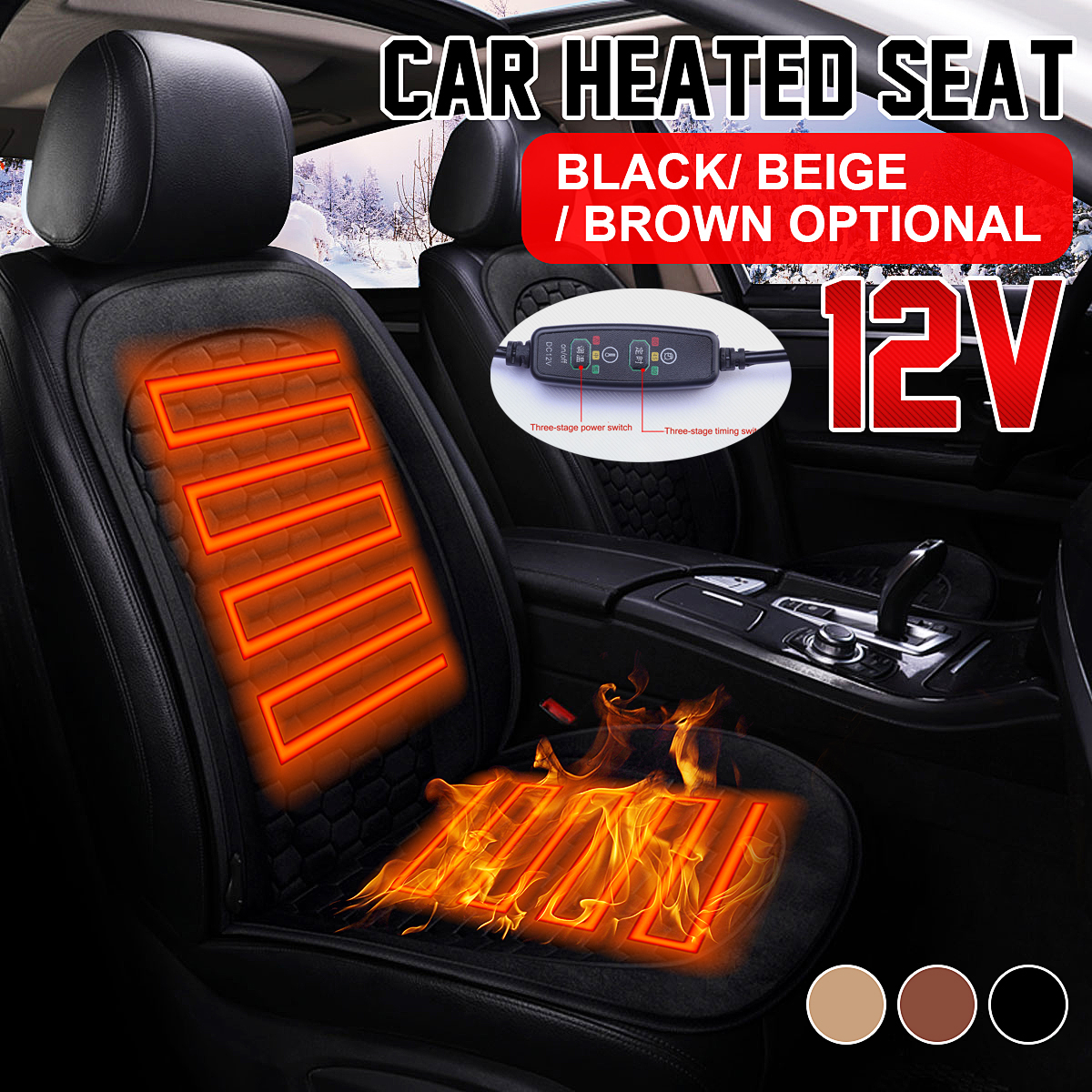 12V-Car-Electric-Heated-Front-Seat-Cover-Pad-Thermal-Warmer-Cushion-Universal-1663105
