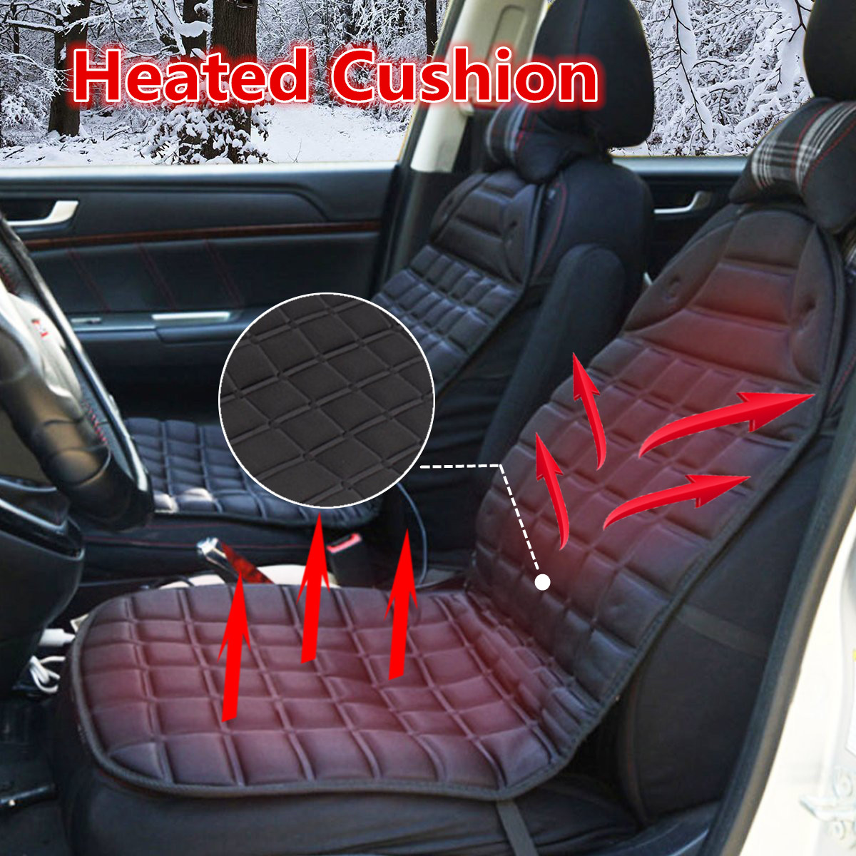 12V-Car-Heater-Seat-Heated-Cushion-Cover-Warmer-Universal-916767