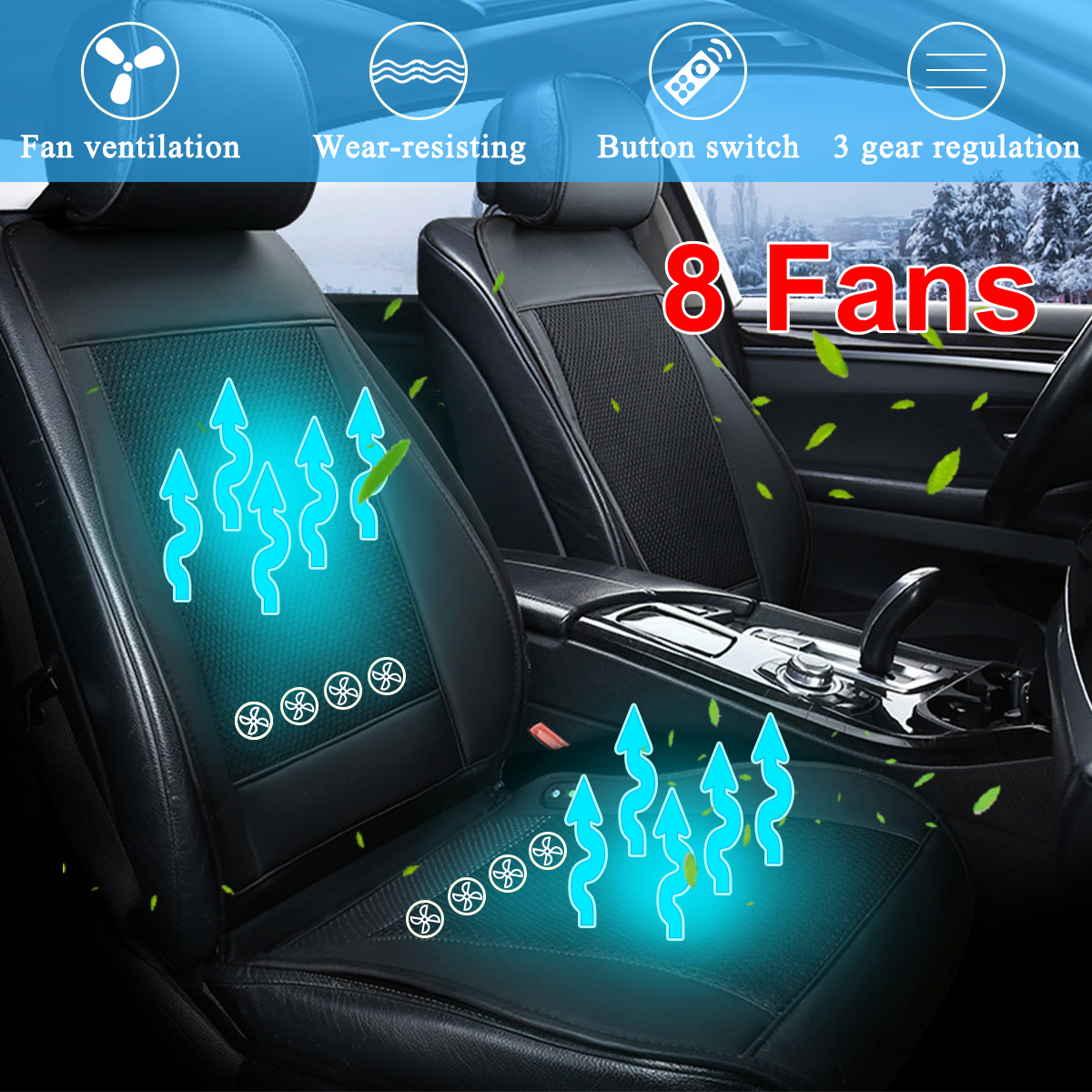 12V-Cooling-Car-Seat-Cushion-Cover-w-Air-Ventilated-FanConditioned-Cooler-Pad-1500395