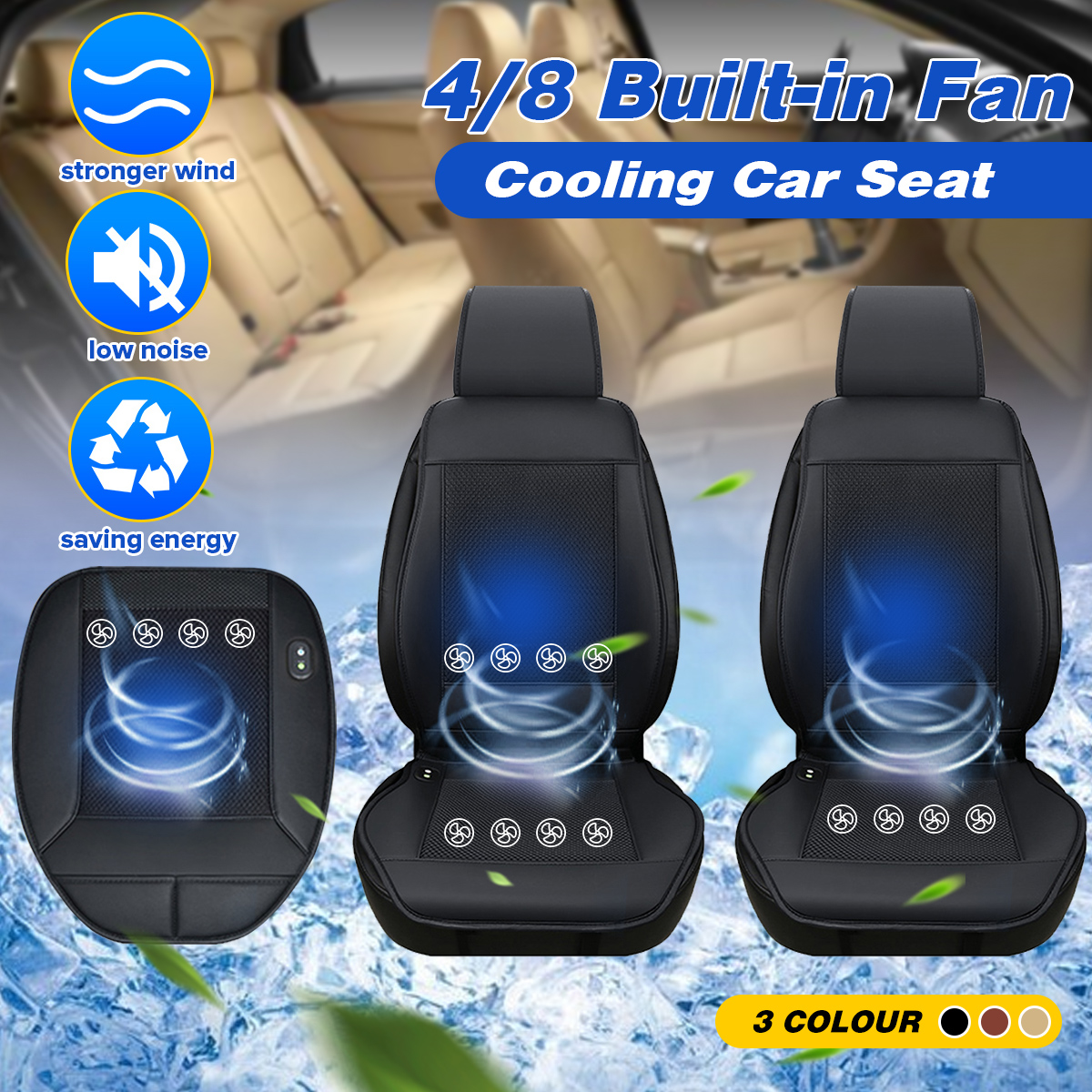 12V-Cooling-Car-Seat-Cushion-Cover-w-Air-Ventilated-FanConditioned-Cooler-Pad-1500395