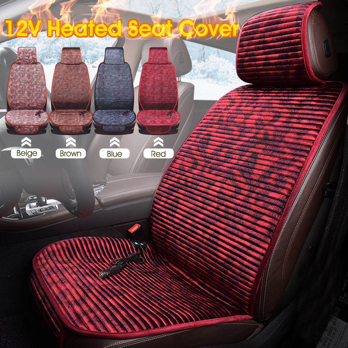 12V-Heated-Flannel-Cushion-Car-Seat-Cover-Heating-Heater-Warmer-Pad-Winter-Universal-1436425