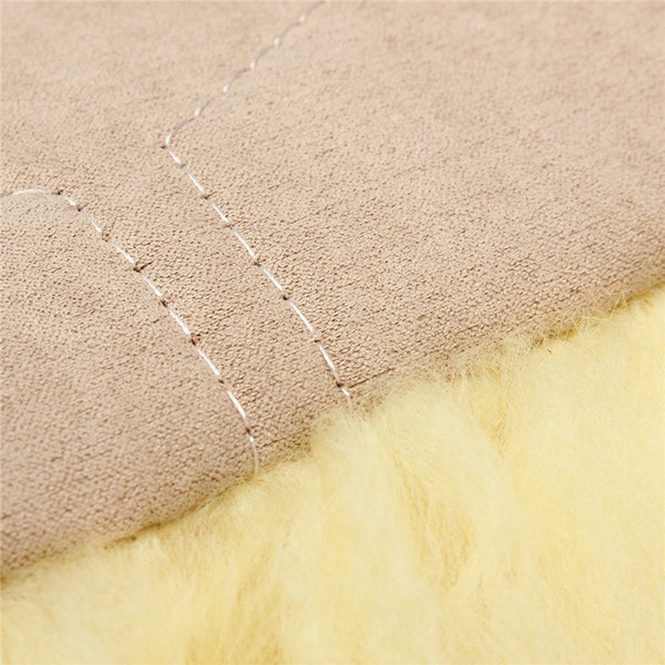 30cmx15cm-Sheepskin-Car-Central-Arm-Rest-Box-Cushion-Universal-1111371