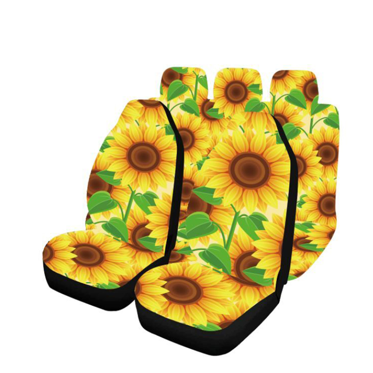5PCS-Car-Seat-Cover-Sunflower-Printed-Front-Seat-Protective-Mats-Universal-1676108