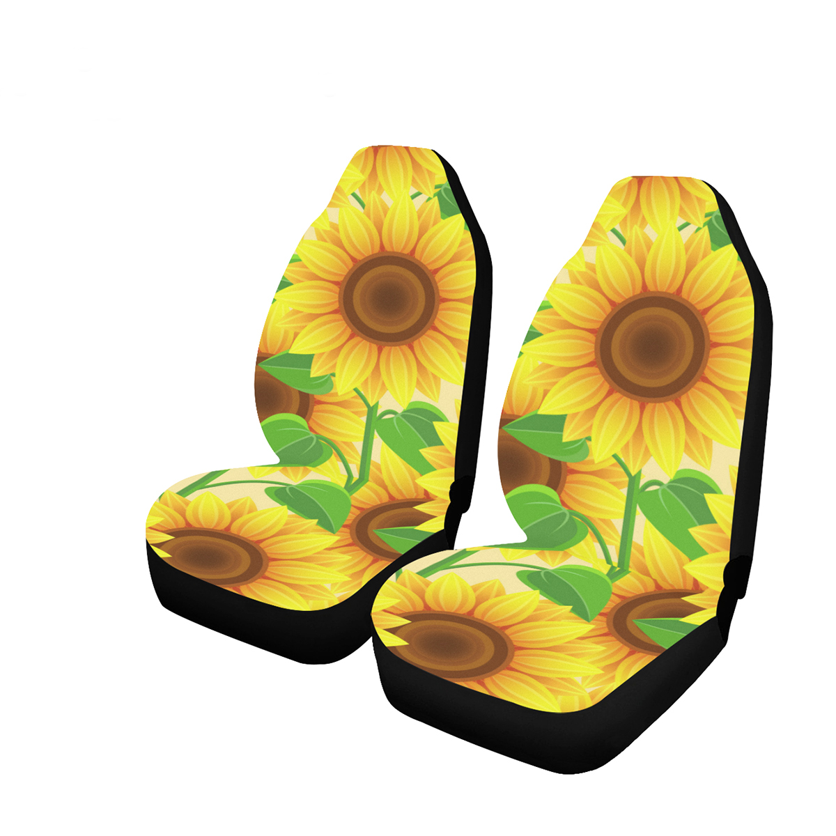 5PCS-Car-Seat-Cover-Sunflower-Printed-Front-Seat-Protective-Mats-Universal-1676108