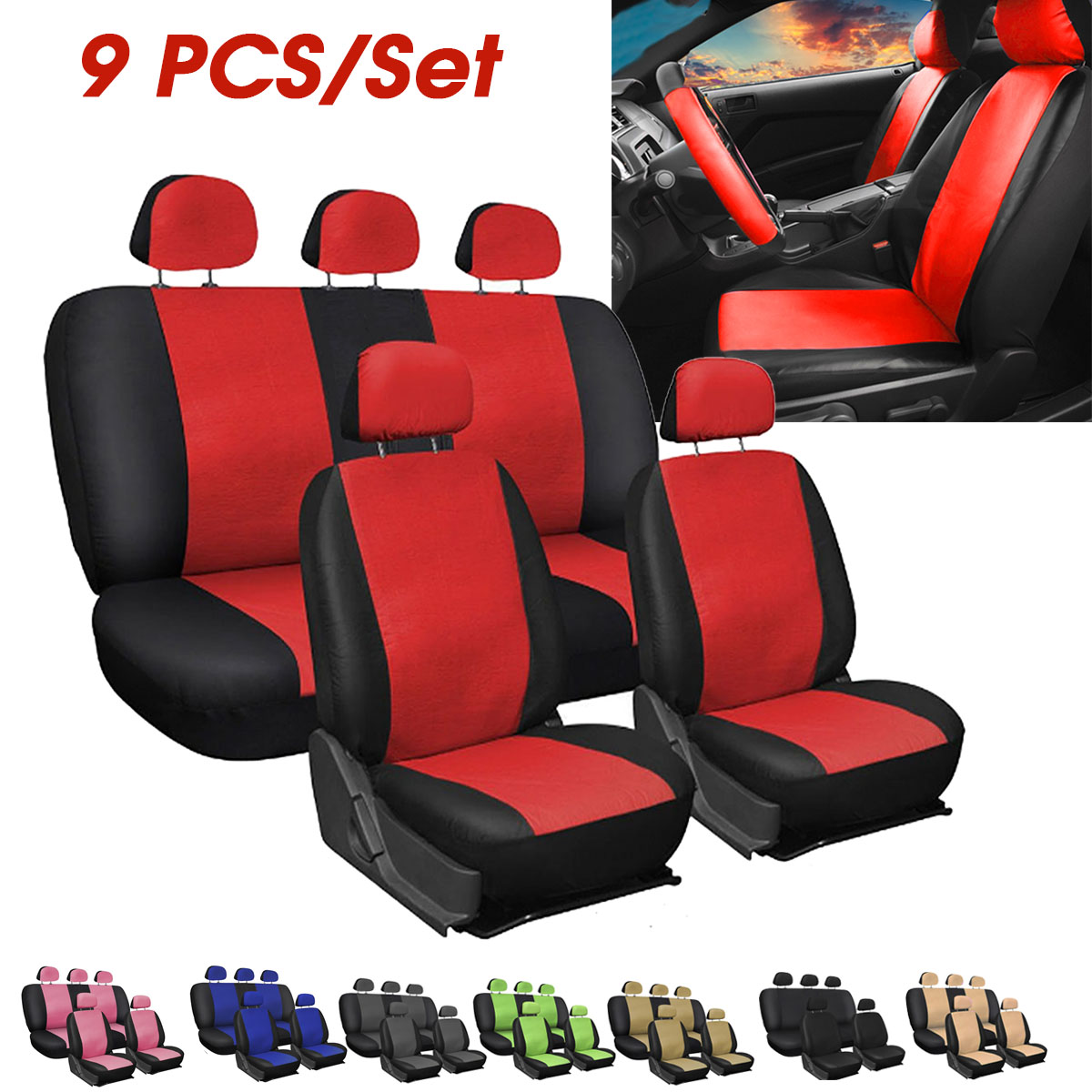 9PcsSet-PU-Leather-Car-Seat-Detachable-Cover-Front-Bucket-Full-Set-Chair-Protector-Universal-1403698