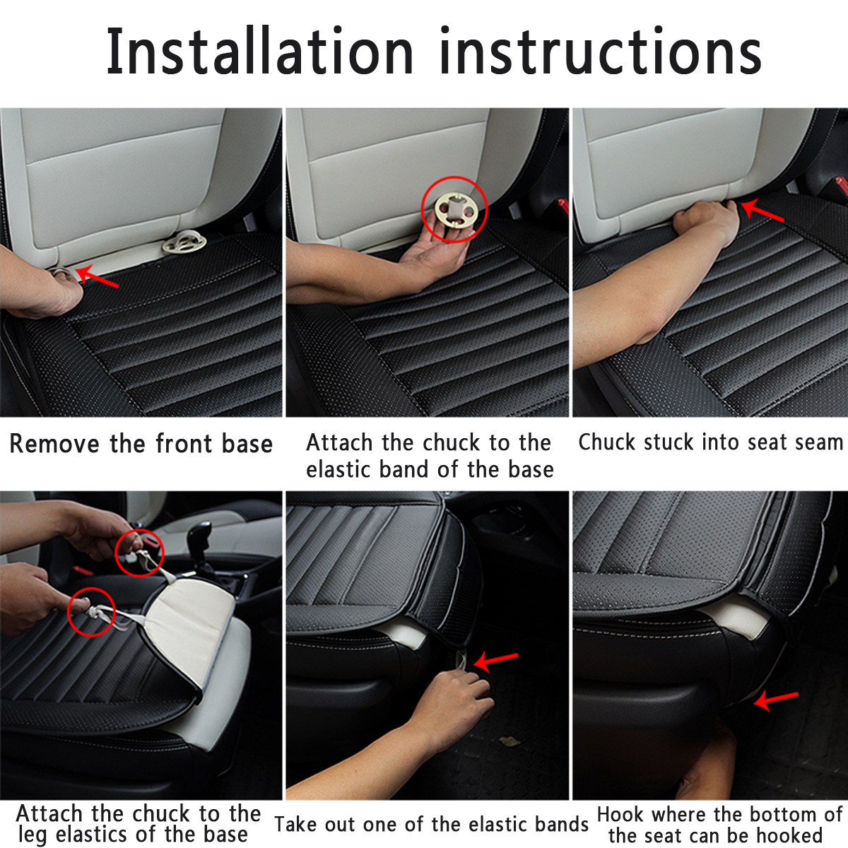 Car-Front-Seat-Cover-Cushion-Breathable-PU-Leather-Bamboo-Charcoal-Pad-Mat-1647975