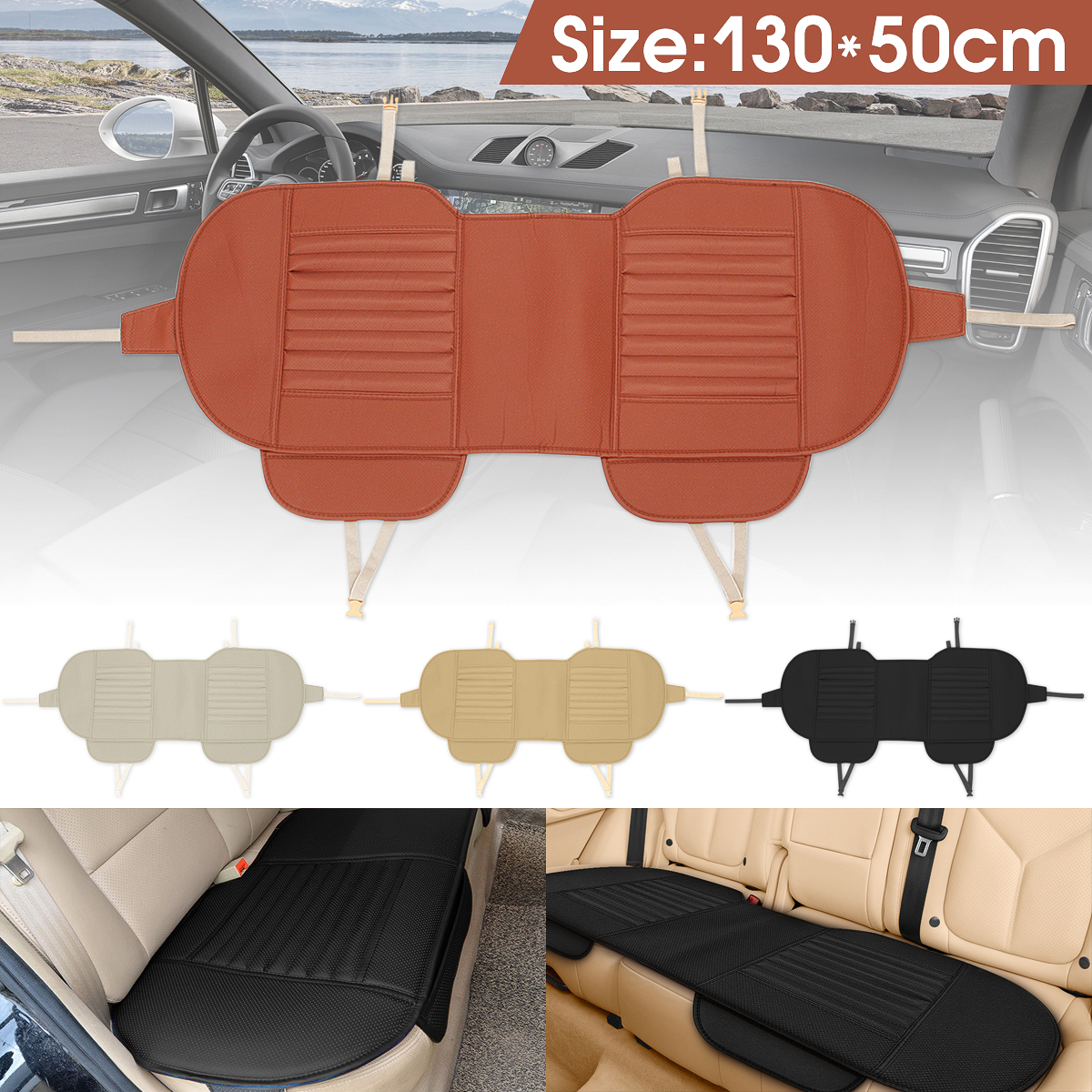 Car-Rear-Seat-Cover-Universal-Bamboo-Charcoal-Cushion-Pad-PU-13050cm-1681641