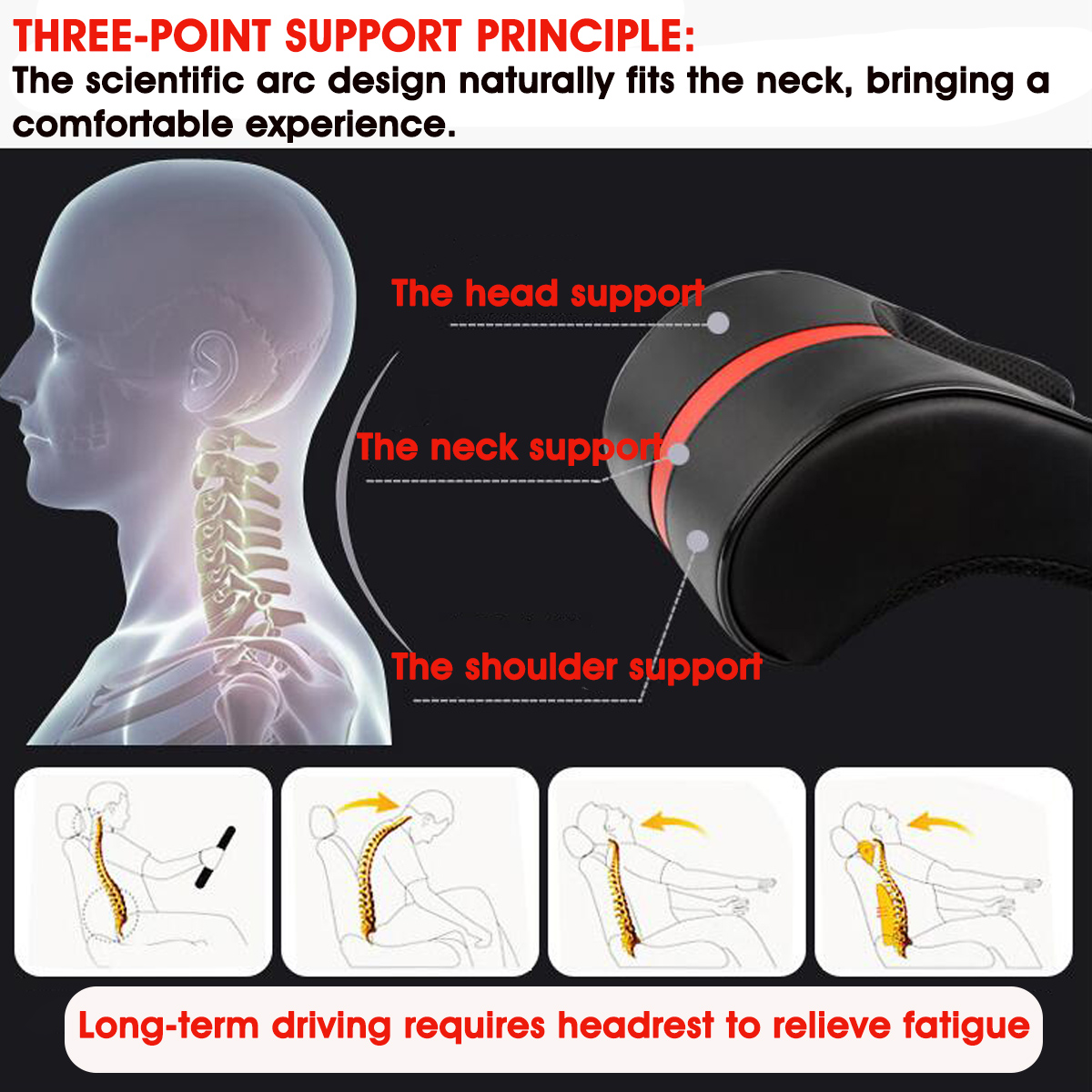 Car-Seat-Headrest-Sleep-Pad-Memory-Foam-Pillow-Head-Neck-Rest-Support-Cushion-1673882