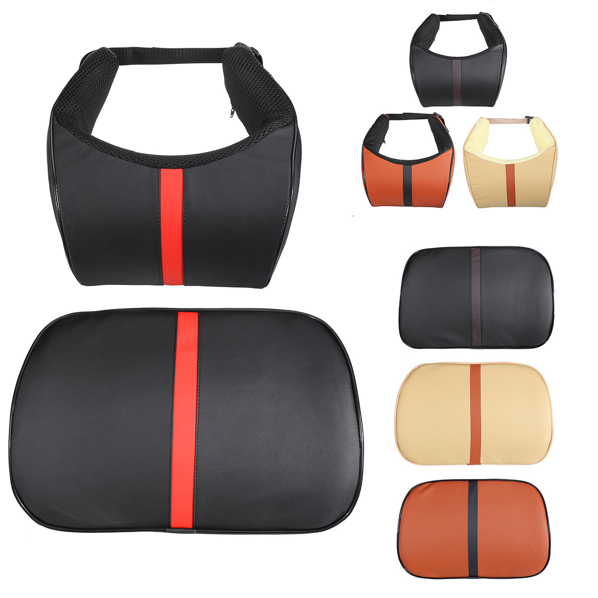 Car-Seat-Headrest-Sleep-Pad-Memory-Foam-Pillow-Head-Neck-Rest-Support-Cushion-1673882