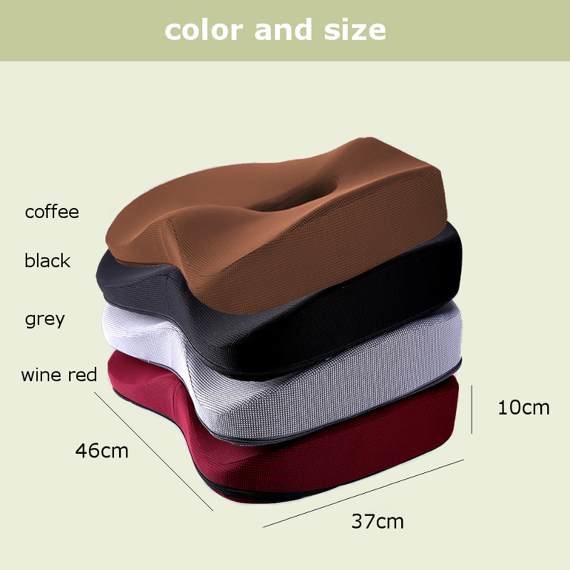 Car-Seat-Memory-Foam-Hip-Cushion-Height-Booster-Office-Chair-Pain-Relief-1251048