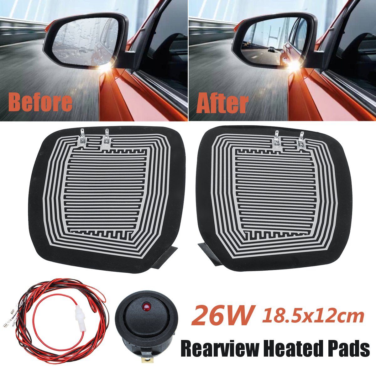 Fast-Universal-DC-12V-Electric-Rearview-Car-Mirror-Glass-Heated-Heating-Pad-Mat-Defoggers-1604420