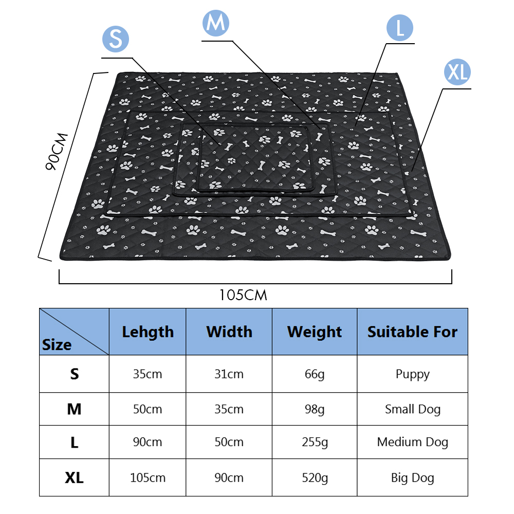 Fiber-Pet-Dog-Cat-Soft-Summer-Cooling-Mat-Bed-Chilly-Pad-Cushion-Black-SMLXL-1326877