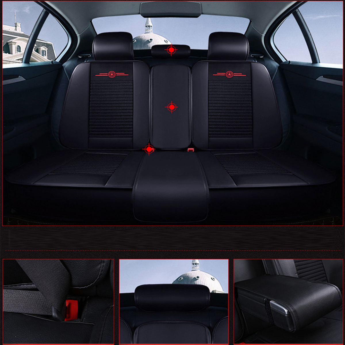 Leather-Car-Front-and-Back-Seat-Cover-Cushion-Protector-with-Pillow-Universal-for-Five-Seats-Car-1366517
