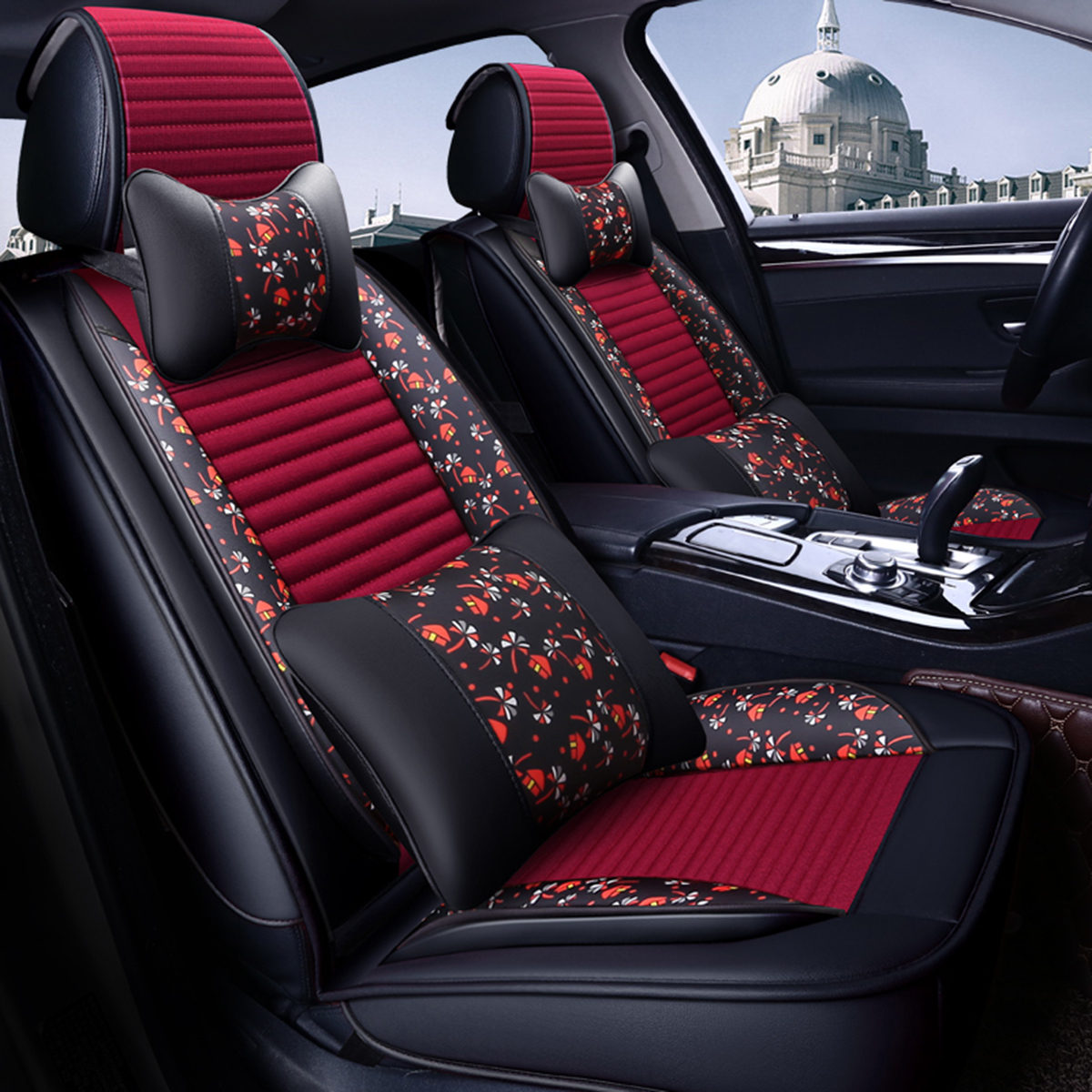 Leather-Car-Front-and-Back-Seat-Cover-Cushion-Protector-with-Pillow-Universal-for-Five-Seats-Car-1366517