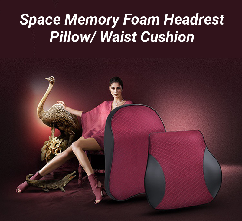 Memory-Foam-Car-Headrest-Pillow-Seat-Back-Cushion-Breathable-Neck-Waist-Rest-Support-Cushion-1315963