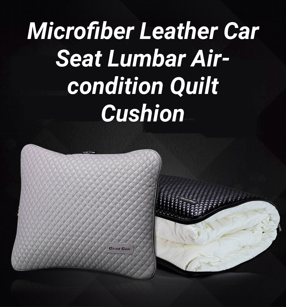 Microfiber-Leather-Car-Seat-Lumbar-Cushion-Air-condition-Folding-Quilt-Blanket-Waist-Supports-Pillow-1368056