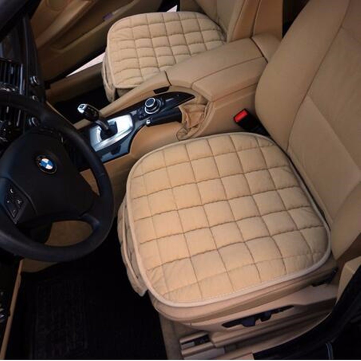 Monolithic-Single-Front-Row-Car-Seat-Cushion-Cover-Pad-Breathable-Comfort-Common-1663633