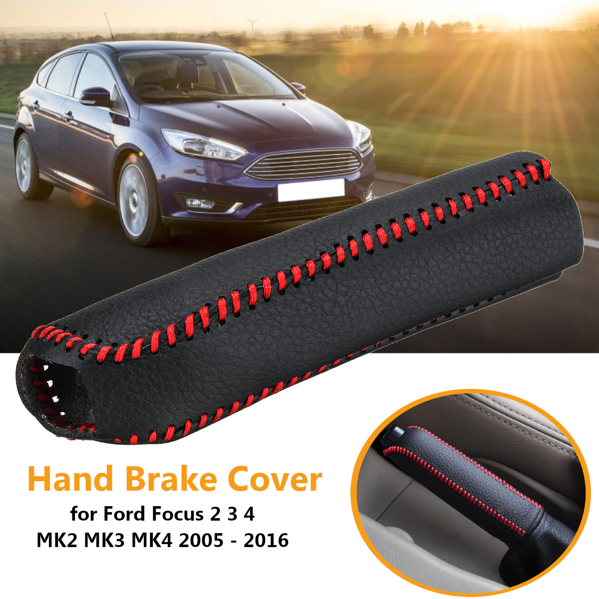 PU-Leather-Car-Handbrake-Grip-Cover-for-Ford-Focus-2-3-4-MK2-MK3-MK4-2005-2016-1340320