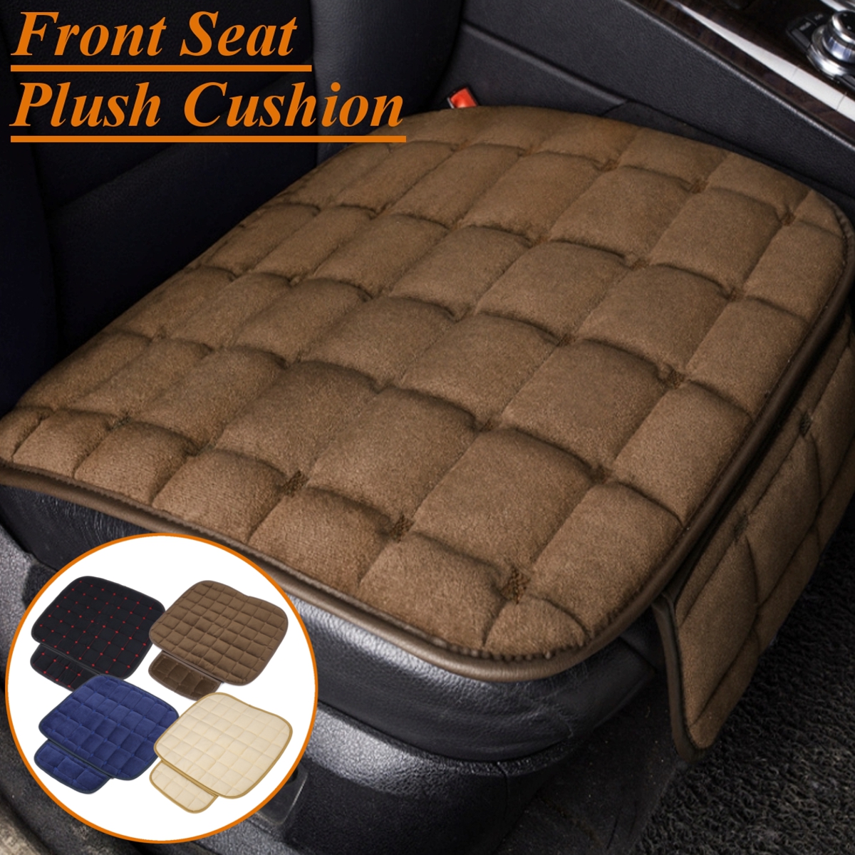 Plush-Car-Front-Seat-Cushion-Covers-Chair-Protector-Seat-Pad-Mat-Universal-1402777
