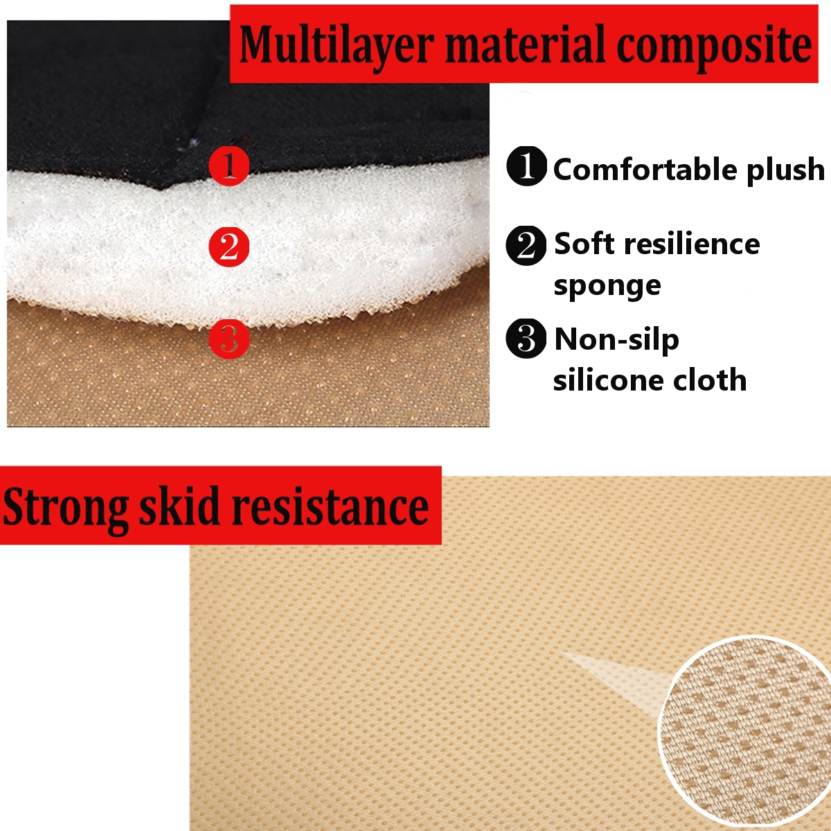 Plush-Car-Rear-Seat-Cushion-Cover-Kit-Breathable-Chair-Protector-Pad-Mat-Universal-1402904