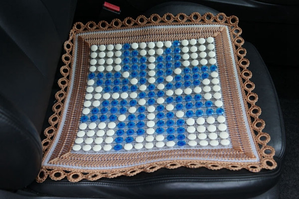 Summer-Flax-Car-Cushion-Heart-Snow-Shape-Man-Made-Cold-Squre-Seat-Saddle-1061994