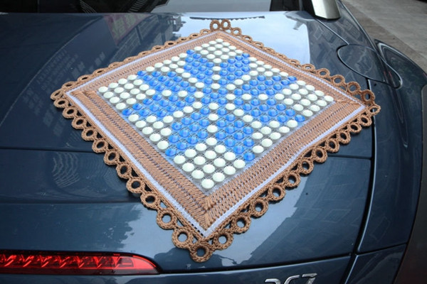 Summer-Flax-Car-Cushion-Heart-Snow-Shape-Man-Made-Cold-Squre-Seat-Saddle-1061994