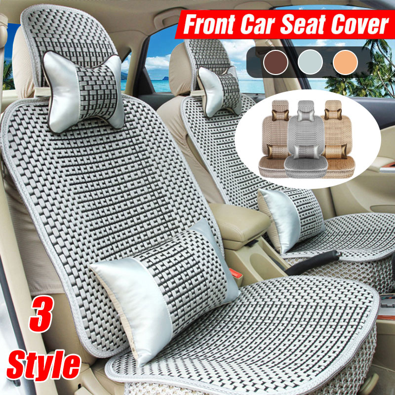 Universal-Car-Breathable-Seat-Cover-Auto-SUV-Protector-Cushion-WPillow-Summer-1649852