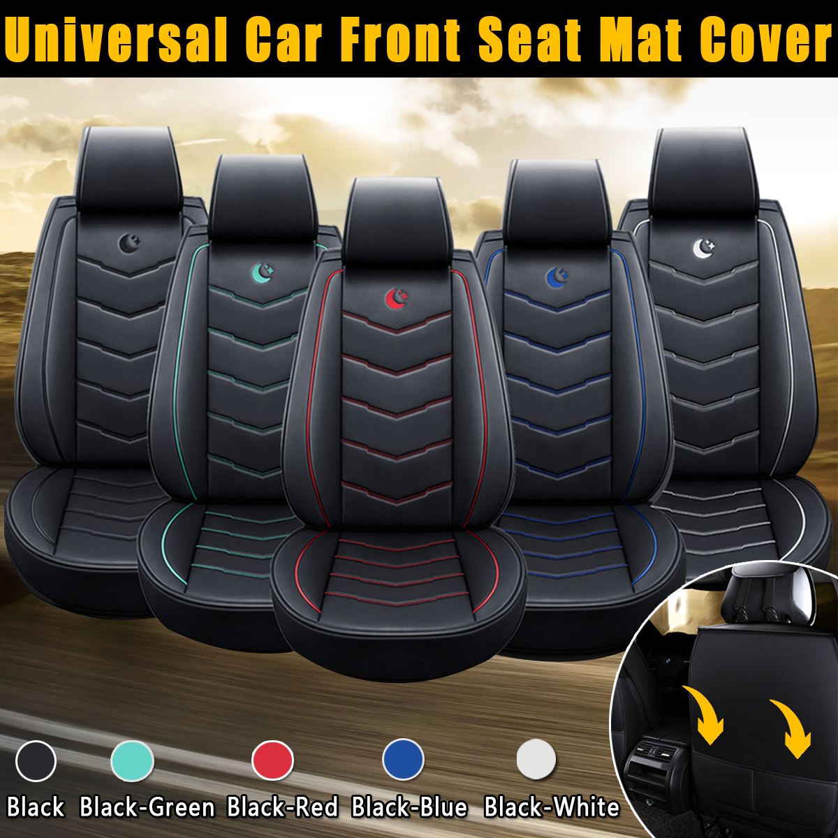 Universal-Car-Front-Seat-Cover-Chair-Cushion-Pad-Mat-Protector-W-Headrest-Cover-1649127
