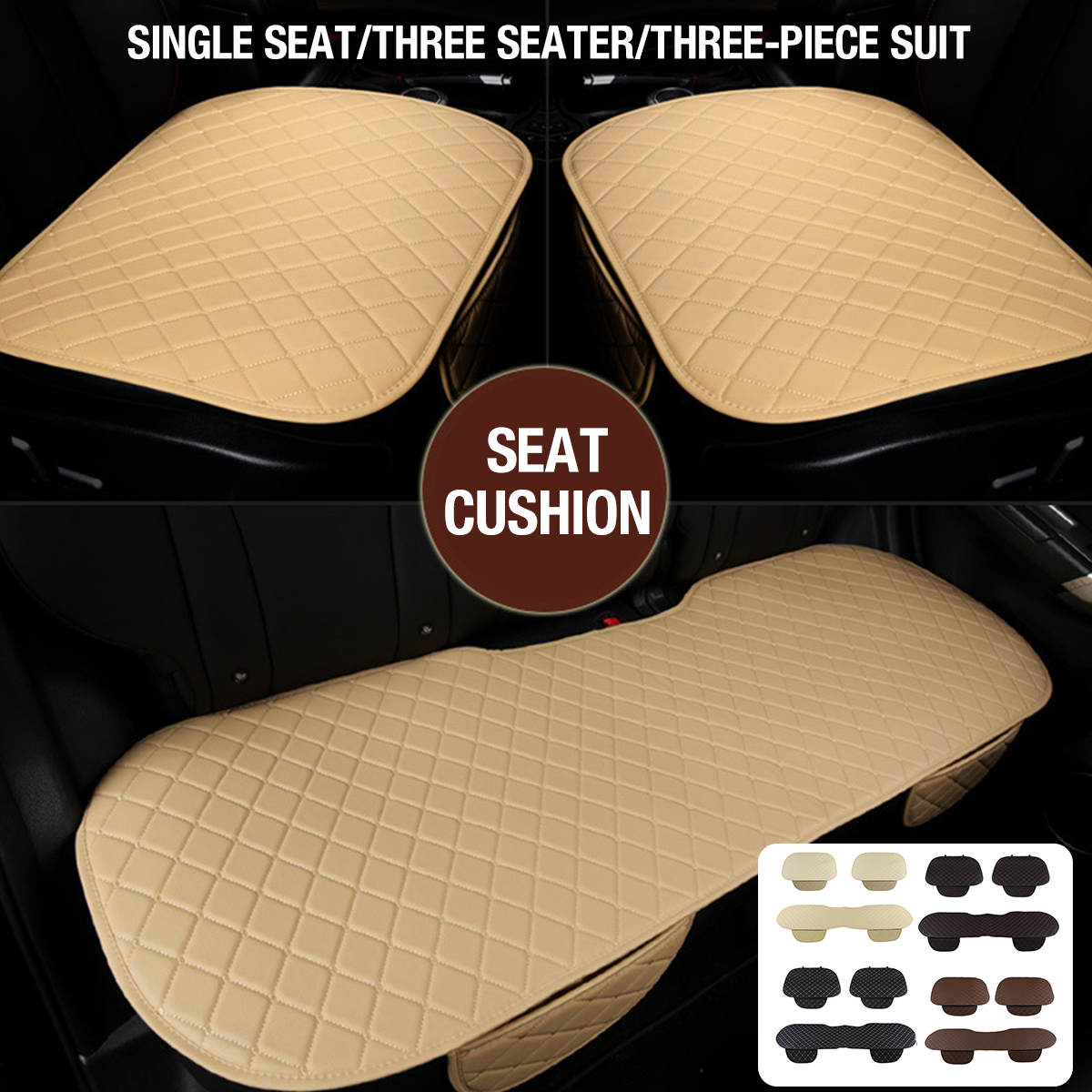Universal-Car-Seat-Pad-Mat-Cushion-Cover-Protector-PU-Leather-Breathable-Auto-1777932