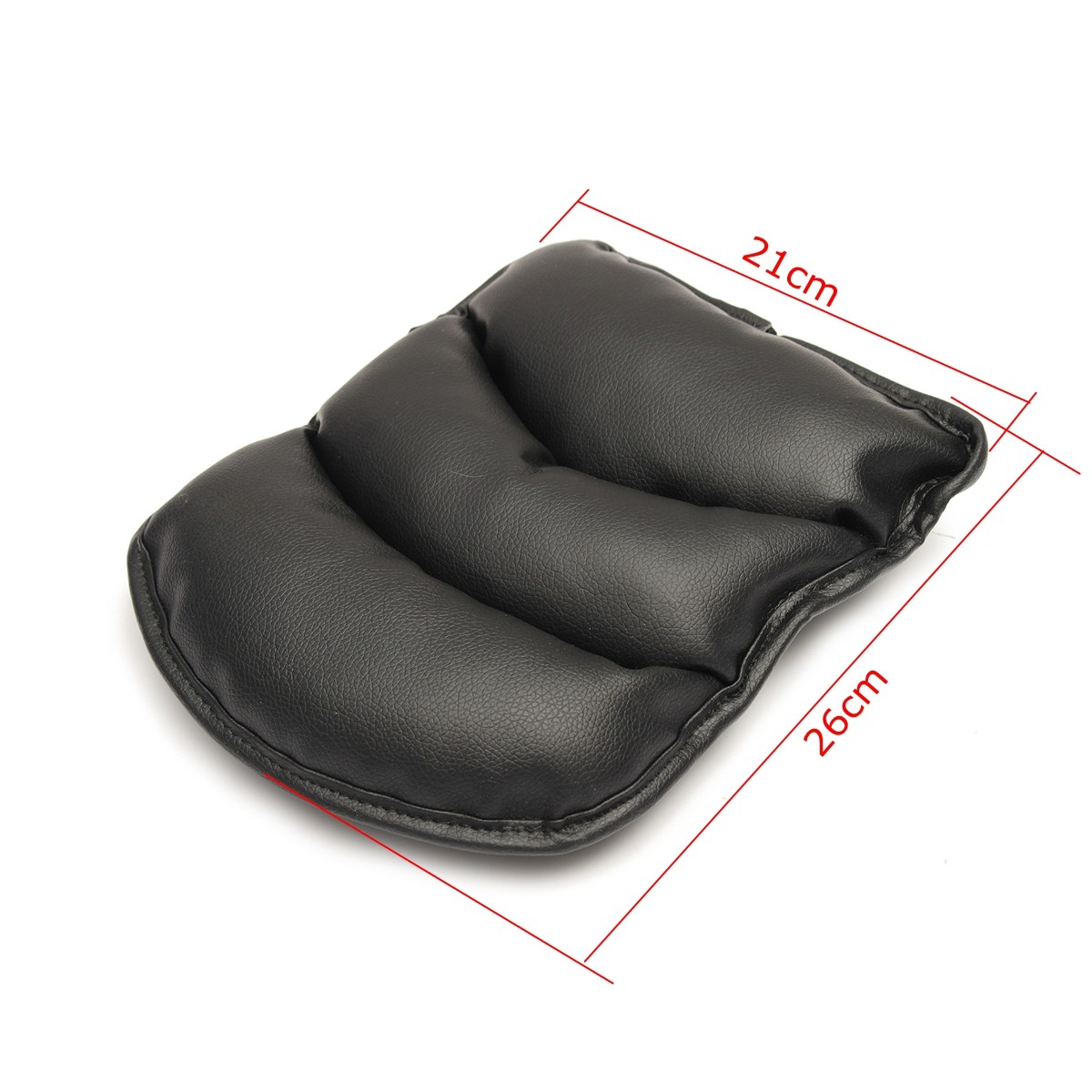 Universal-PU-Leather-Car-Arm-Rest-Mat-Storage-Box-Cover-Cushion-1025718