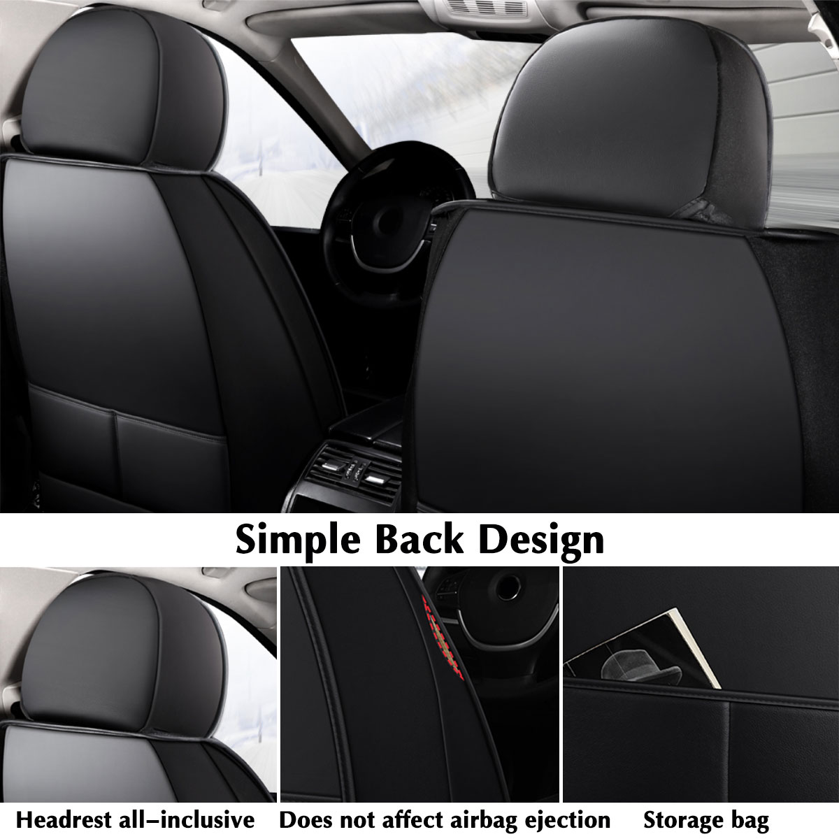 Universal-PU-Leather-Car-Auto-Front-Seat-Cushion-Pad-Cover-Protector-Mat-Black-1703064