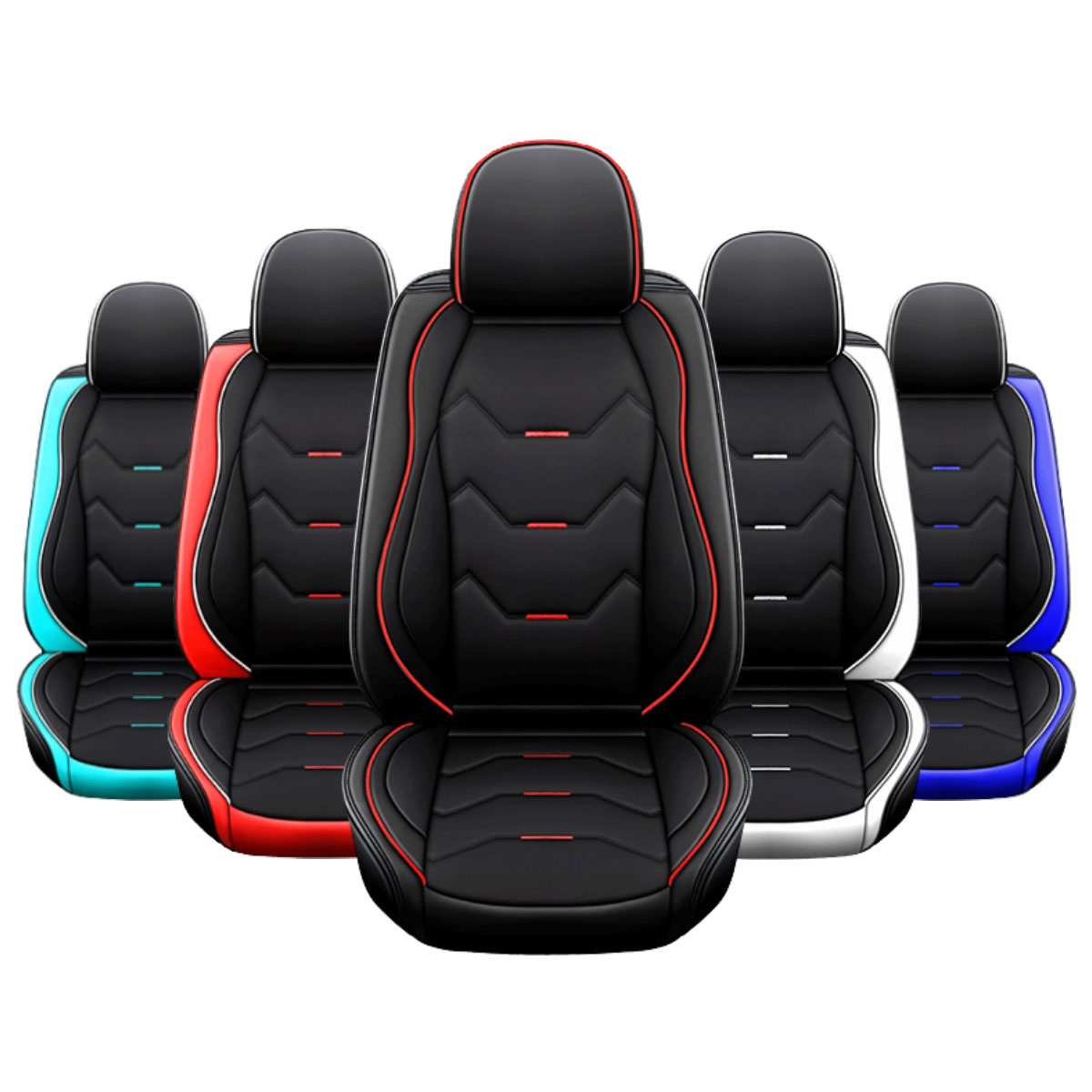 Universal-PU-Leather-Car-Auto-Front-Seat-Cushion-Pad-Cover-Protector-Mat-Black-1703064