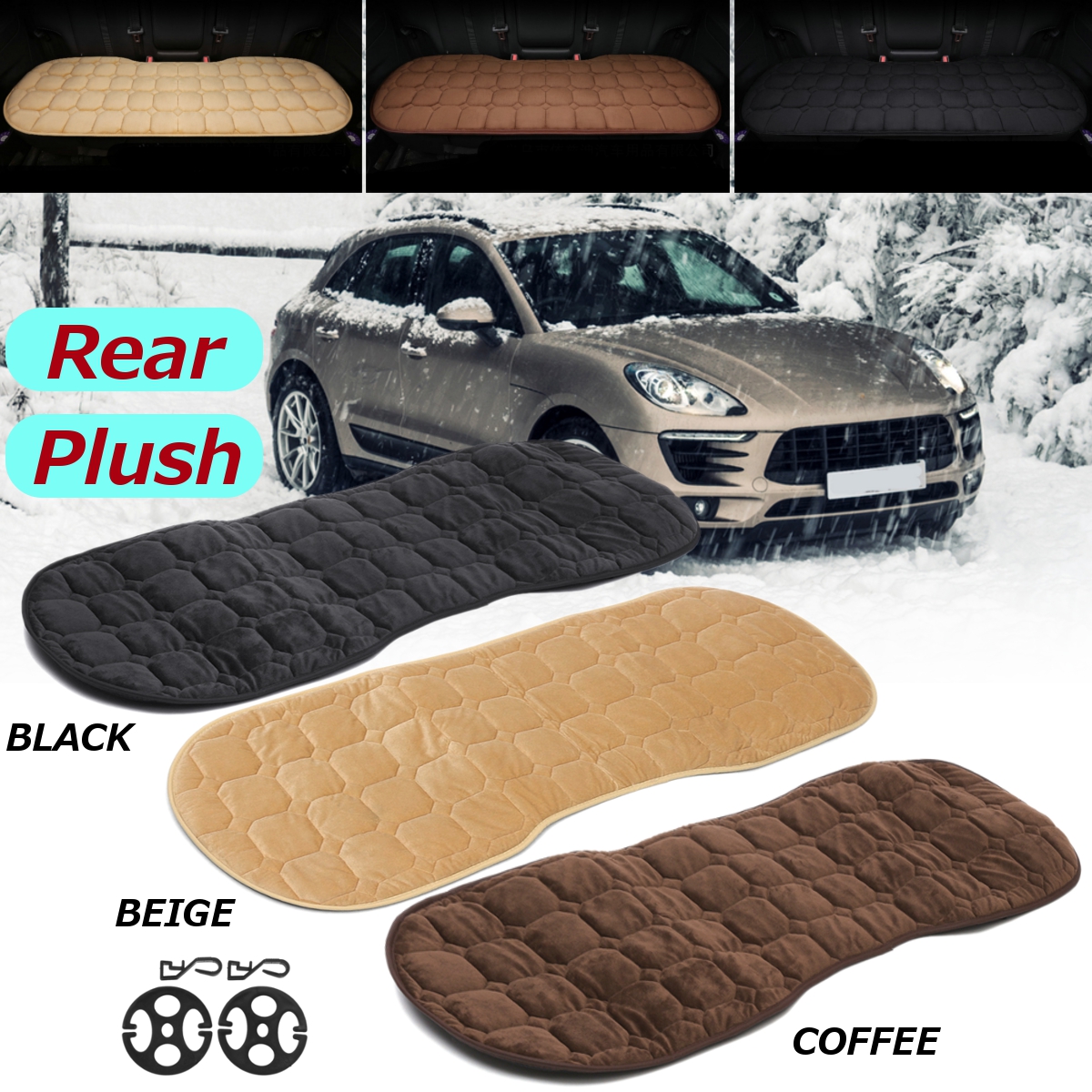 Universal-Plush-Rear-Car-Auto-Seat-Cover-Plush-Protector-Mat-Chair-Cushion-1665177