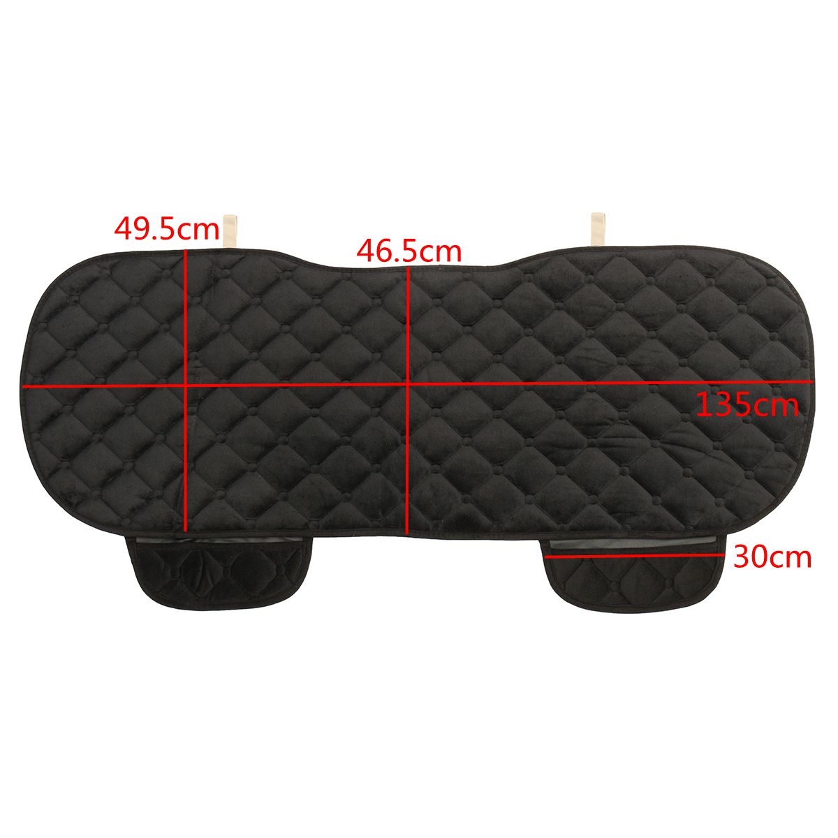 Universal-Rhombus-Rear-Row-Car-Seat-Cover-Small-Mat-Auto-Chair-Cushion-1215345