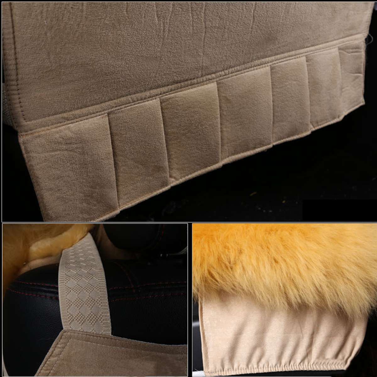 Universal-Soft-Car-Sheepskin-Front-Seat-Cover-Cushion-Mat-Long-Wool-Fur-1749268