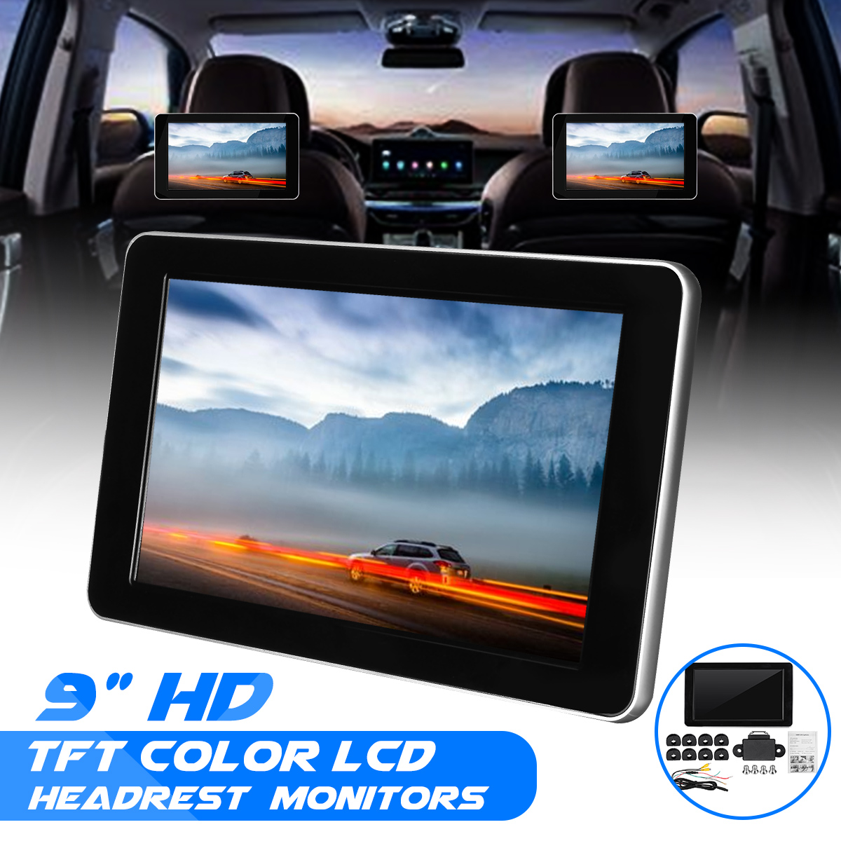 9Inch-HD-TFT-Color-LCD-Car-Headrest-DVD-Player-Audio-Monitor-Screen-Input-Radio-AV-Support-Backup-Ca-1465149