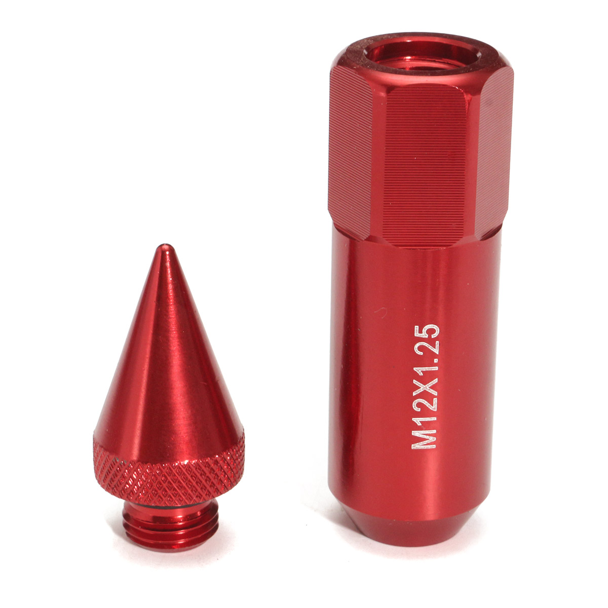 20Pcs-Aluminum-M12X125-Wheels-Rims-Lug-Nut-Spiked-60mm-Extended-Tuner-1584717