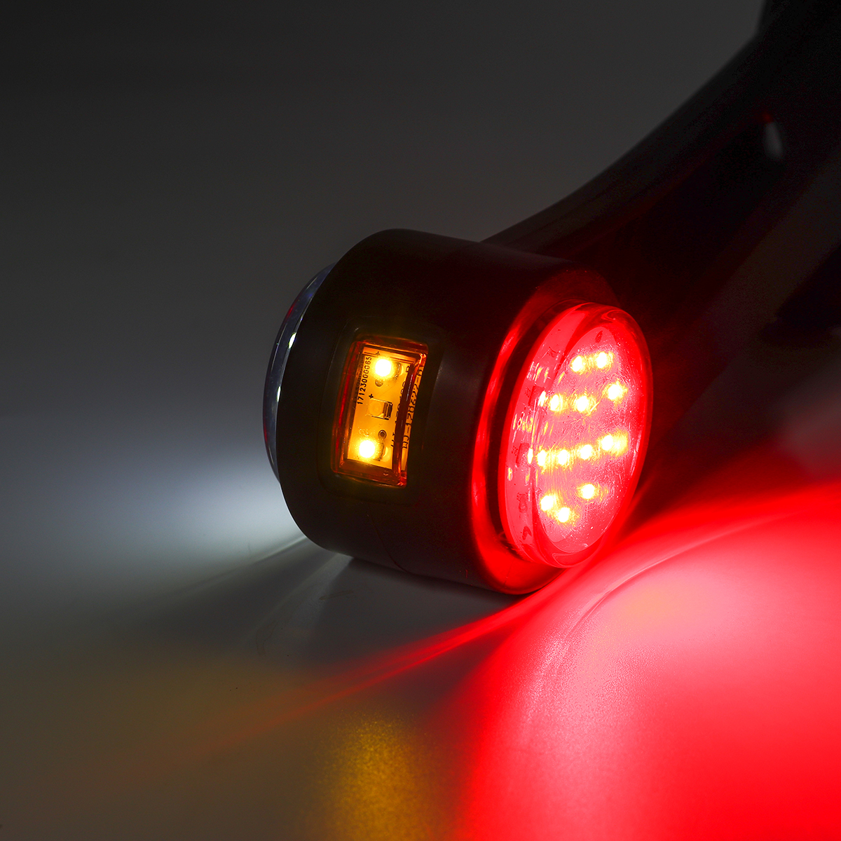 24LED-Side-Rubber-Marker-Light-Outline-Stalk-Lamp-Trailer-Truck-Van-Car-DVR-1592631