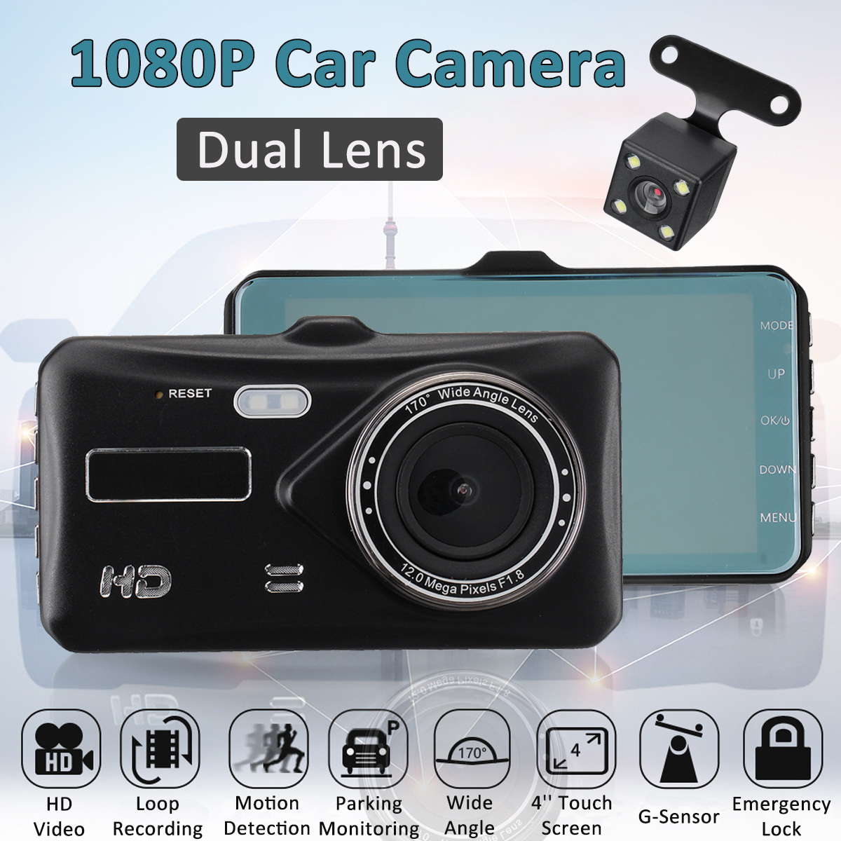 4quot-170deg-View-1080P-HD-Dual-Lens-Car-DVR-G-sensor-Dash-Cam-Video-Recorder-Camera-1794053