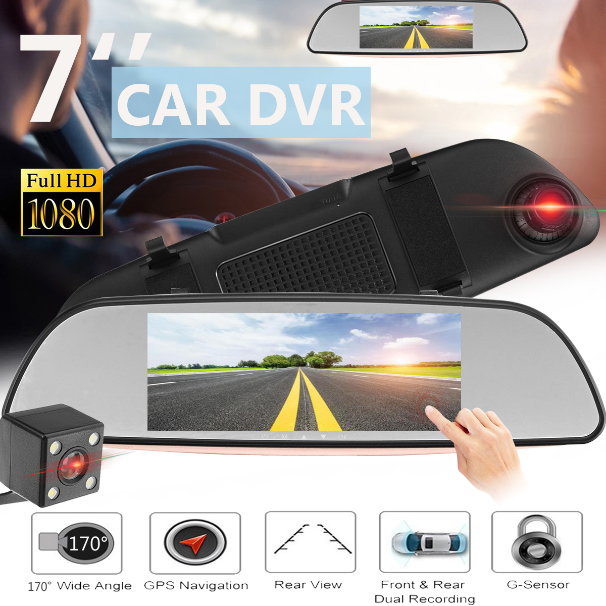 7-Inch-1080P-HD-Touch-Screen-Car-DVR-Video-Mirror-Recorder-Rear-View-Camera-GPS-1362604