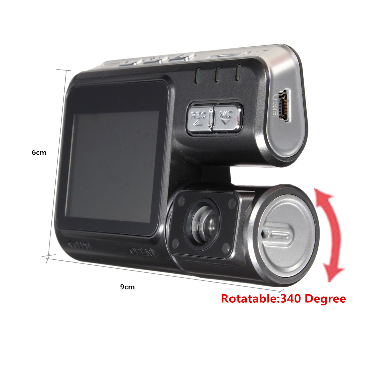 Dash-Cam-DVR-Car-Video-Camera-Recorder-Night-Vision-G-Sensor-Crash-1080P-2-LCD-974916