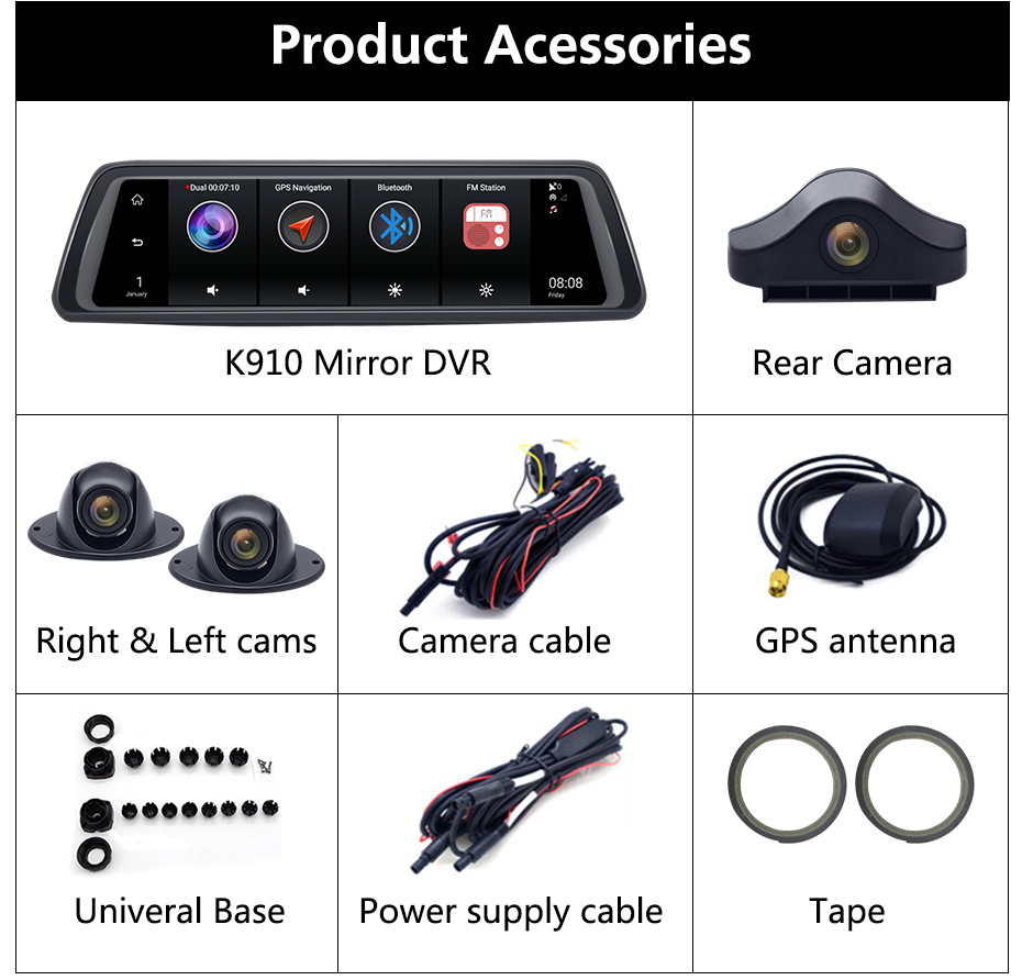 Junsun-K910-10-Inch-FHD-1080P-Octa-Core-4G-SIM-4-Channel-ADAS-Android-Car-DVR-GPS-WiFi-Camera-1439693
