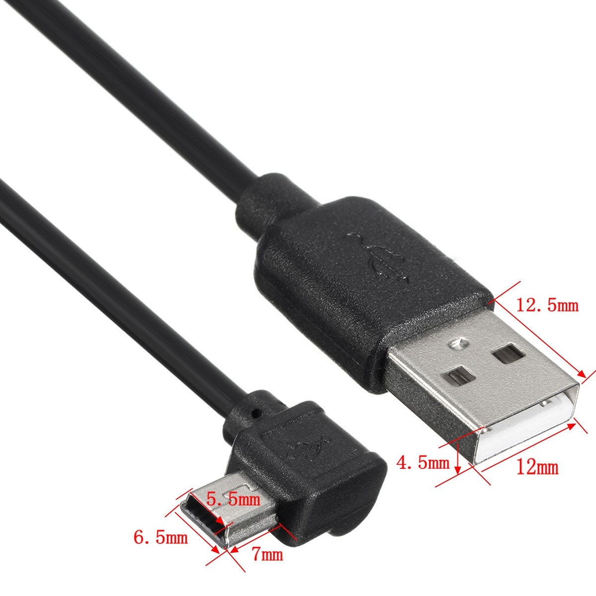 Mini-USB-PC-Data-Cable-For-Genuine-TomTom-XL-XXL-150cm-Long-Black-1386060