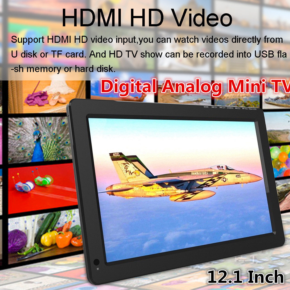 Portable-121Inch-TFT-LED-1080P-DVBT2-Digital-Analog-TV-H265-HDMI-IN-Car-Television-Support-USB-TF-Ca-1614939