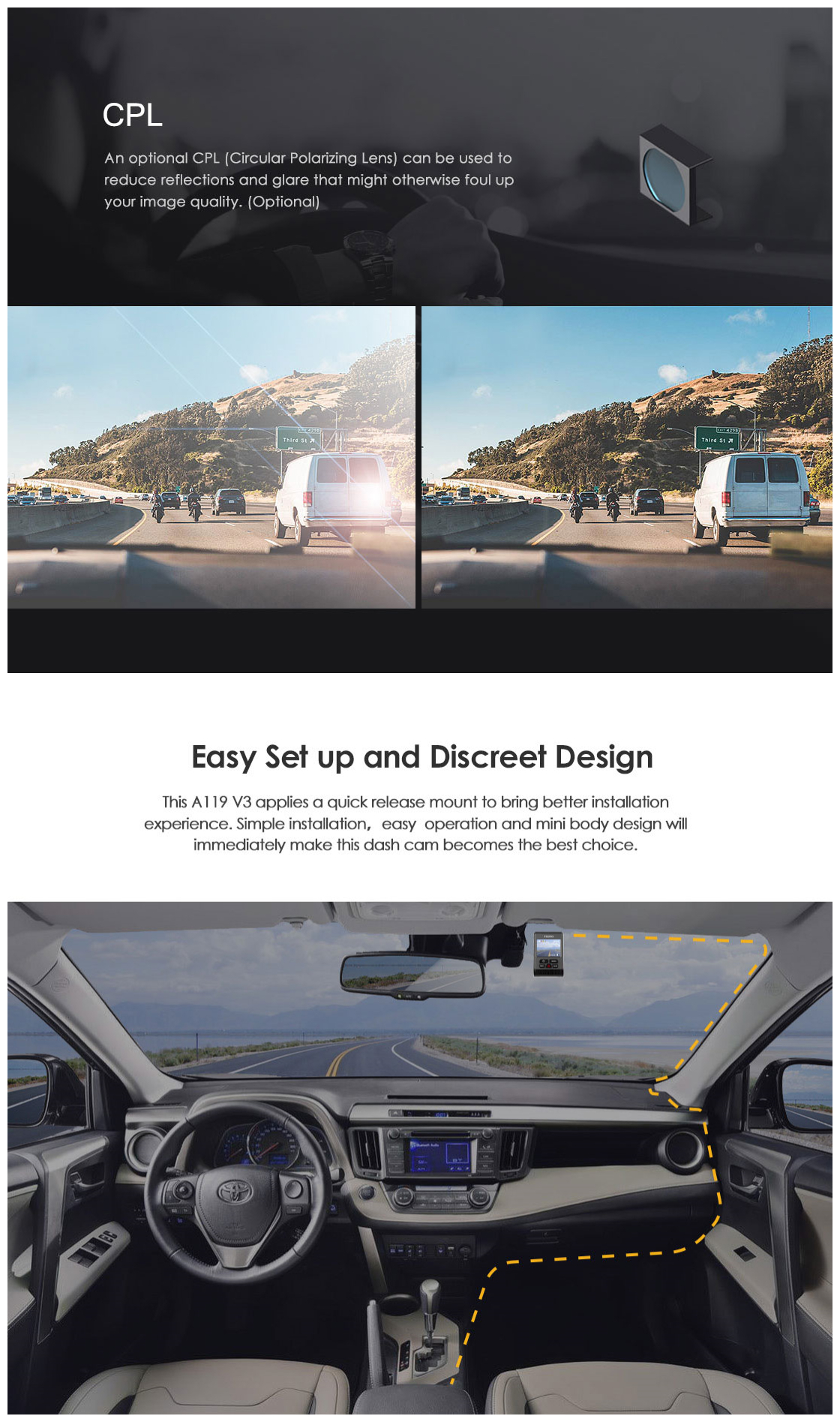 VIOFO-A119-V3-2019-Latest-Version-25601600P-Car-Dash-Cam-140deg-Wide-Viewing-Angle-DVR-Camera-withou-1549091