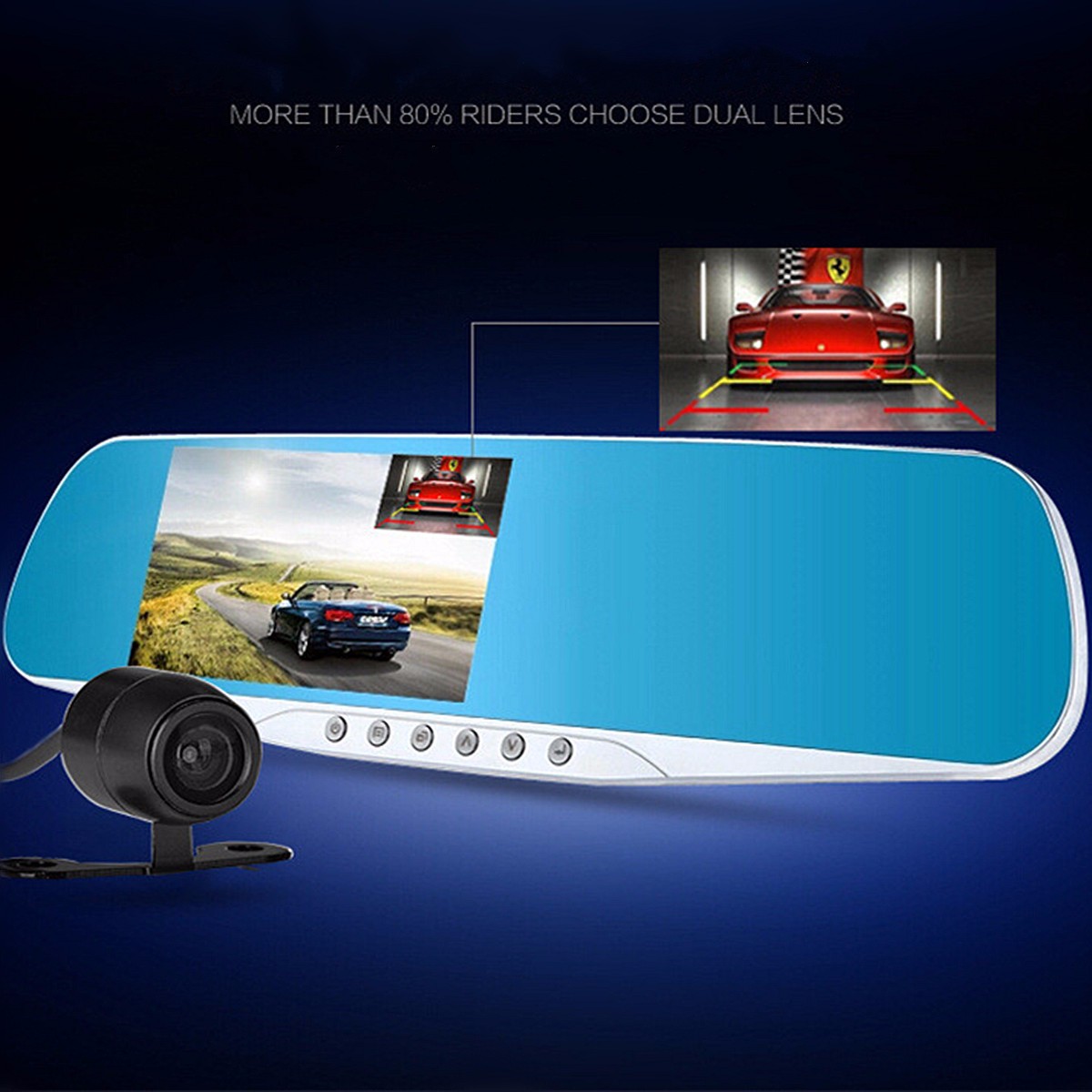 Winksoar-43-Inch-1080P-HD-Rear-view-Blue-Mirror-Dual-Lens-Car-DVR-Dash-Cam-Camera-Recorder-1343160